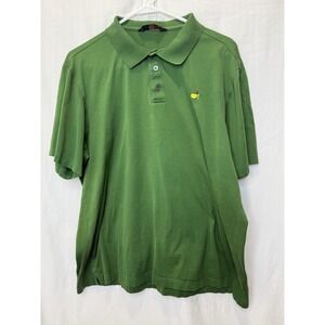 Clubhouse Collection XL Green Shortsleeve Polo  AUGUSTA MASTERS Note Measurments